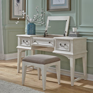 Bayside Vanity Desk by Liberty Furniture 249-BR35 Discontinued