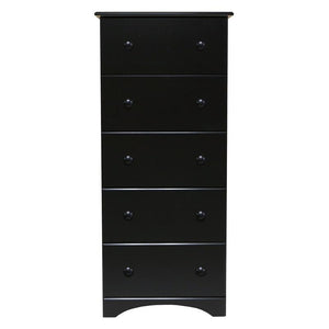 Black 5 Drawer Chest by Perdue 5235