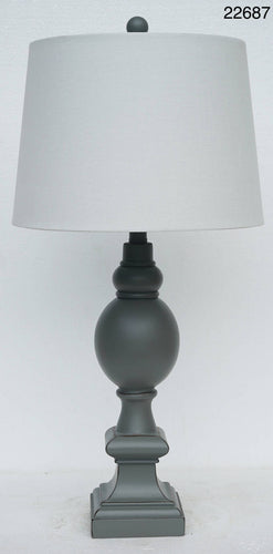 Table Lamp by Home Accents 22687-Gray