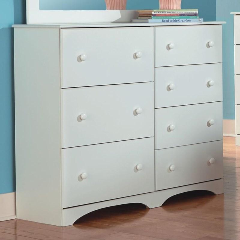 White 7 Drawer Dresser by Perdue 14487-Discontinued
