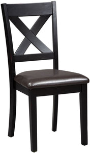Thornton II X Back Side Chair by Liberty Furniture 464-CD Black
