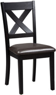 Thornton II X Back Side Chair by Liberty Furniture 464-CD Black