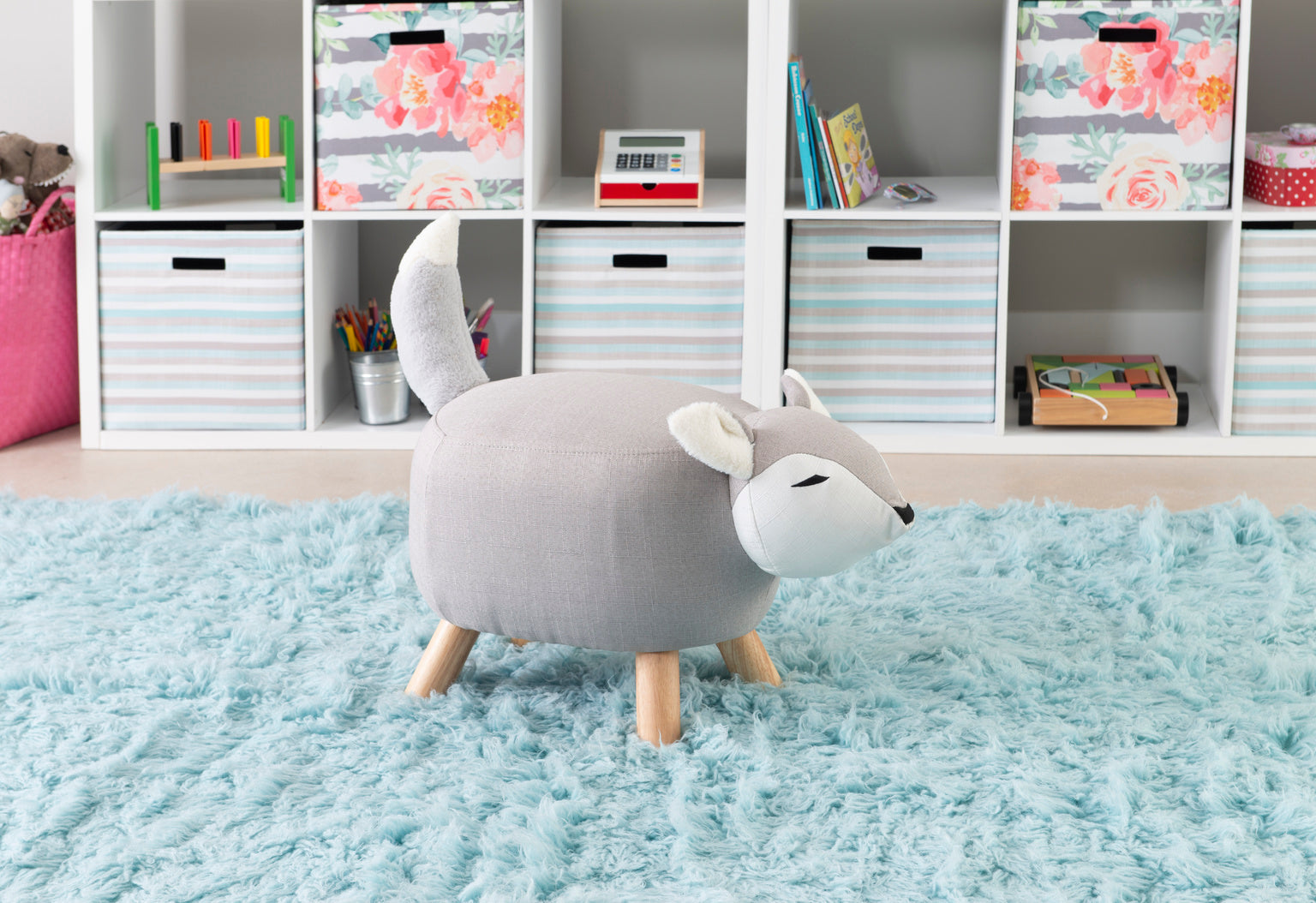 Felix the Fox Stool by Linon/Powell 19Y6248F Discontinued