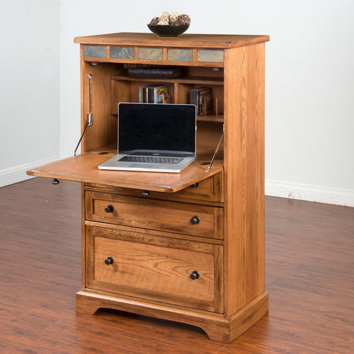 Sedona Laptop Armoire by Sunny Designs 2848RO2