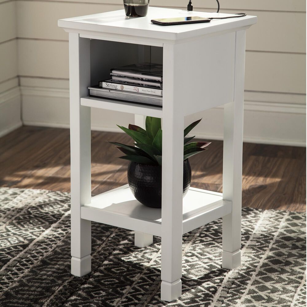 Marnville Accent Table-White by Ashley Furniture A4000090