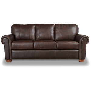 Theo Leather Sofa by La-Z-Boy Furniture 617-651 LB178278 Coffee
