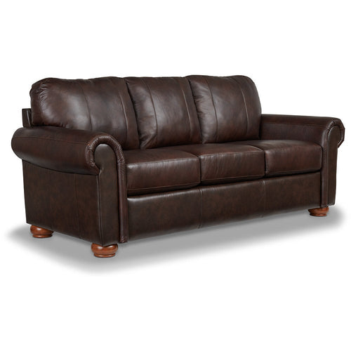 Theo Leather Sofa by La-Z-Boy Furniture 617-651 LB178278 Coffee Discontinued leather & style