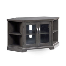 Load image into Gallery viewer, Corner TV Stand w/ Bookcase by Design House 84287 Riverstone