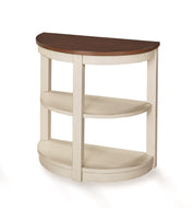 Expressions Bookshelf Demi End Table by Null Furniture 6618-35SCT Stone/Cherry Tobacco