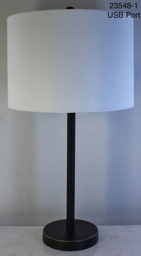 Table Lamp by Home Accents 23548-Black