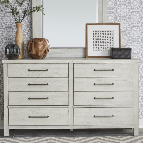Modern Farmhouse 8 Drawer Dresser by Liberty Furniture 406W-BR31