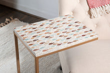 Load image into Gallery viewer, Mop Fish Design Accent Table by Linon/Powell 640262GLD01U