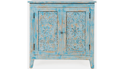 Global Archive Chloe Hand-Carved Accent Chest w/2 Doors by Jofran 1730-57