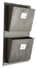 Load image into Gallery viewer, Metal 2 Slot Industrial Mailbox by Linon/Powell AHW-M1241-1