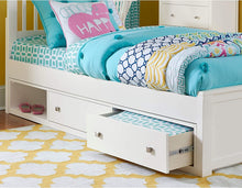 Load image into Gallery viewer, Pulse Wood Twin Platform Bed with Storage by Hillsdale Furniture 33001NS White