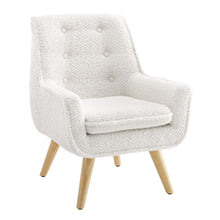 Load image into Gallery viewer, Kids Trellis Natural Sherpa Chair by Linon/Powell 19Y2025N