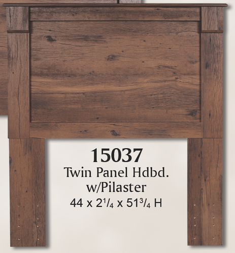 Aspen Oak Twin Panel Headboard by Perdue 15037-Discontinued