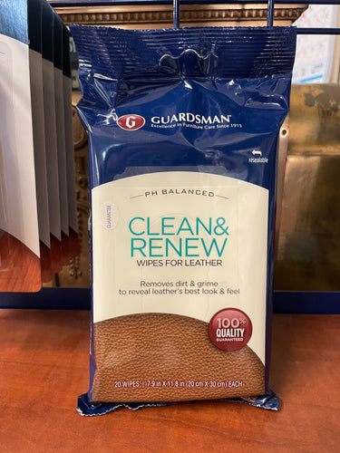 Clean & Renew for Leather - Wipes by Guardsman