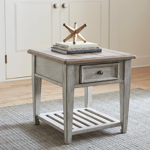 Heartland Drawer End Table by Liberty Furniture 824-OT1020