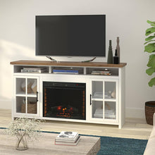 Load image into Gallery viewer, Hampton 74&quot; Fireplace Console (GL) by Legends Furniture HT5110-BJW