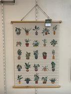 House Plant Rolled Canvas Wall Decor by Ganz CB178333