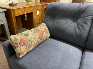 Trevin Stationary Sofa by Best Home Furnishings S38BN 21652 Navy 31248 Multi Discontinued style