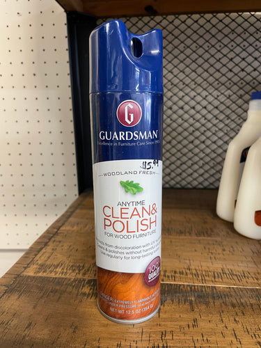 Anytime Clean & Polish for Wood - Woodland Fresh 12.5 oz Aerosol by Guardsman 460100