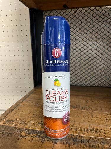 Anytime Clean & Polish for Wood - Lemon Fresh 12.5 oz Aerosol by Guardsman