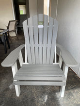 Load image into Gallery viewer, Adirondack Chair by Nature&#39;s Best AC-DWWH-SOLID Driftwood Grain on White in Solid Two-Tone