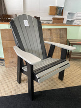 Load image into Gallery viewer, Adirondack Chair by Nature&#39;s Best AC-DWBL-STRIPE Driftwood Grain on Black in Stripe Two-Tone