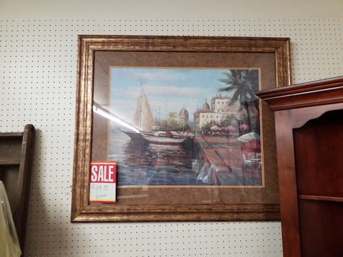 *Sailboat Paol Wall Decor at Coen's Furniture