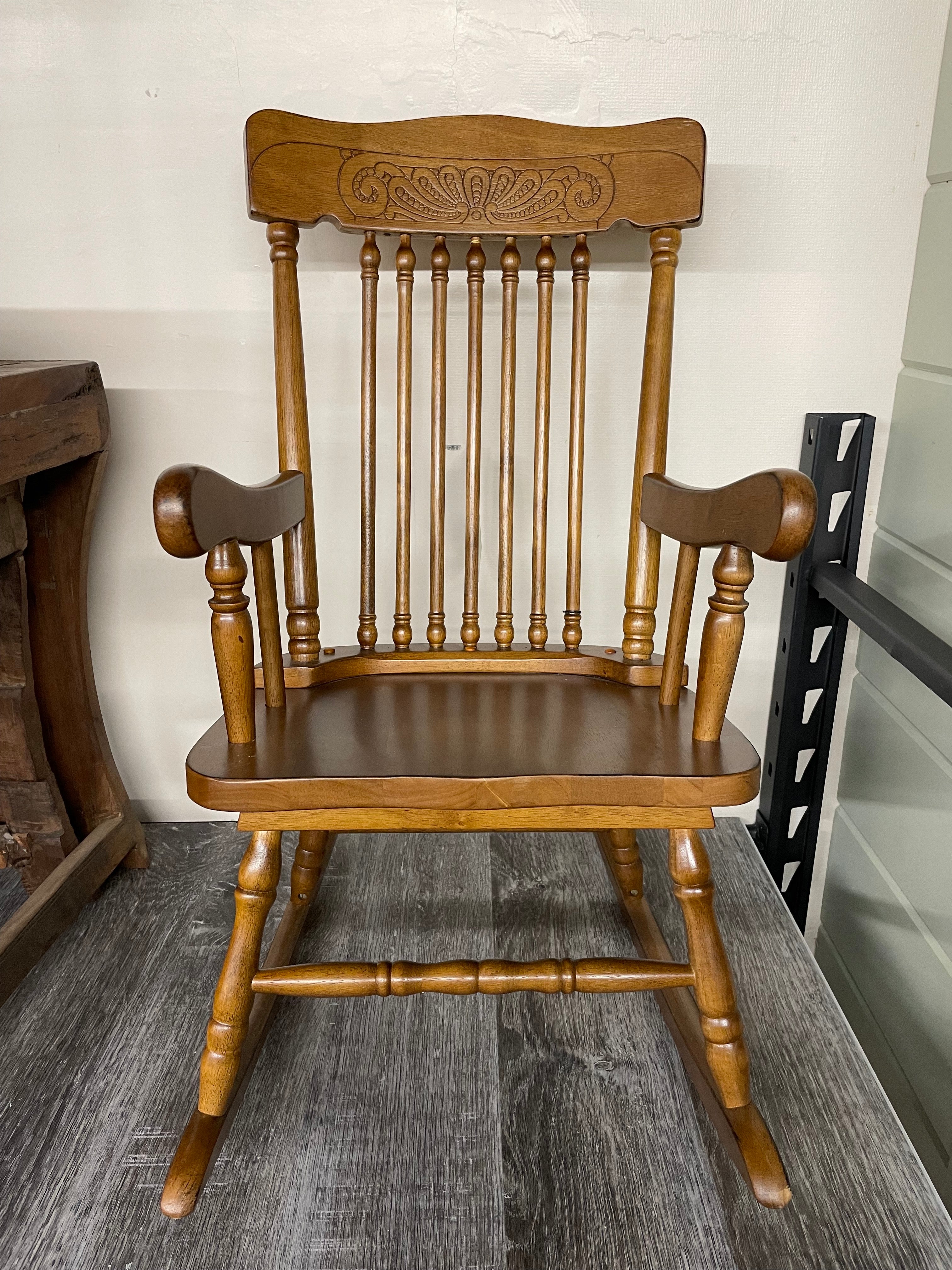 Victorian Child's Rocker-Burnished Walnut by Tennessee