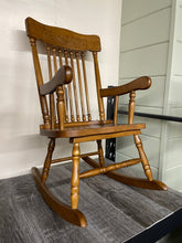 Load image into Gallery viewer, Victorian Child&#39;s Rocker-Burnished Walnut by Tennessee Enterprises 4802BWA