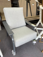 St. Catherine Classic Graphite Greyston Arm Chair by Telescope Casual 8T7T81A01