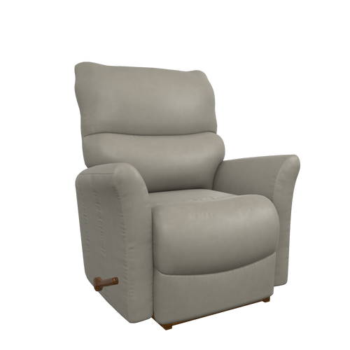 Rowan Leather Rocker Recliner by La-Z-Boy Furniture 10-765 LB174654 Slate