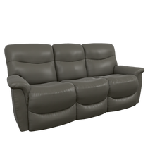 Load image into Gallery viewer, James Leather Power Reclining Sofa w/Headrest by La-Z-Boy Furniture 44U-521 LB152056 Charcoal