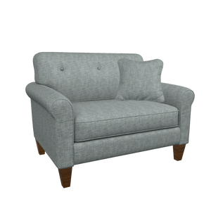 Laurel Chair & A Half by La-Z-Boy Furniture 655-411 C165986 Indigo