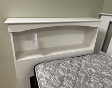 Load image into Gallery viewer, White Twin Bookcase Headboard by Perdue 14031B-Discontinued