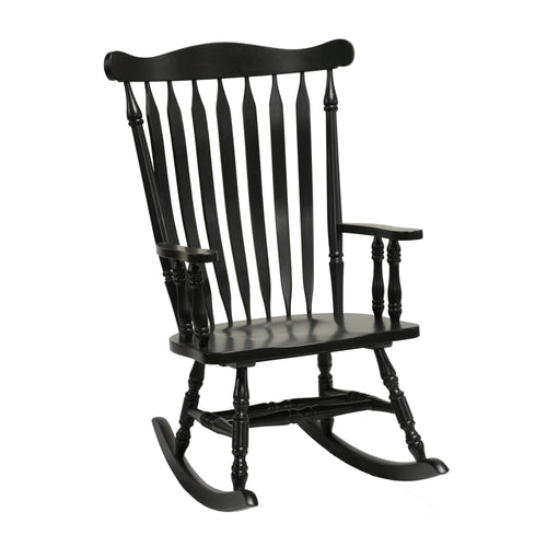 Antique Rocker-Black by Tennessee Enterprises 5903BA