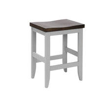 Load image into Gallery viewer, St. Helen Saddle Seat 24&quot; Barstool by Tennessee Enterprises STH024GW