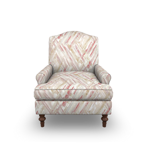 Tyne Classic Club Chair by Best Home Furnishings 4210DW 33178 Poppy-Discontinued fabric