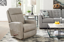 Load image into Gallery viewer, Finley Leather Rocking Recliner by La-Z-Boy Furniture 10-747 LB172952 Pewter