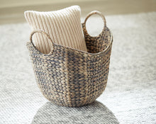 Load image into Gallery viewer, Perlman Basket (Set of 2) by Ashley Furniture A2000477 Antique Gray