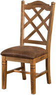 Sedona Double Crossback Chair w/Cushion Seat by Sunny Designs 1415RO2