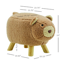 Load image into Gallery viewer, Teddy Bear Stool by Linon/Powell 19Y2021TB