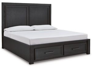 Foyland Queen Panel Storage Bed by Ashley Furniture B989-54S, 57, 96