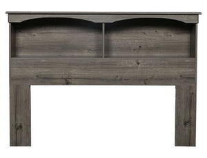 Weathered Gray Queen/Full Bookcase Headboard by Perdue 13030B-Discontinued