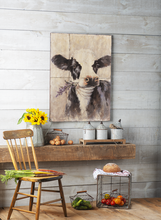 Load image into Gallery viewer, Antique Tile Cow Wall Decor by Ganz CB173424