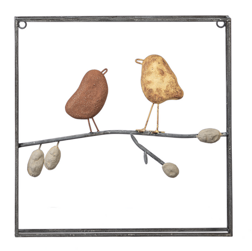 Small Faux Rock Birds & Branch Wall Decor by Ganz CB174128