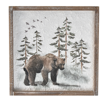 Load image into Gallery viewer, Framed Woodland Animal Wall Decor (3 pc. ppk.) by Ganz CB175759